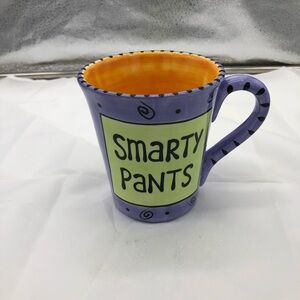 Lorrie Vessey  Our Name is Mud Purple and Orange Smarty Pants Mug